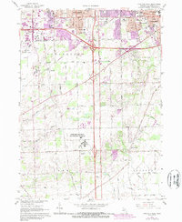 Download a high-resolution, GPS-compatible USGS topo map for Ypsilanti West, MI (1989 edition)