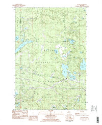 preview thumbnail of historical topo map of Gogebic County, MI in 1982