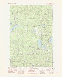 Download a high-resolution, GPS-compatible USGS topo map for Beaton, MI (1983 edition)