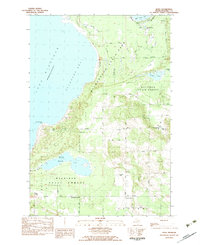 Download a high-resolution, GPS-compatible USGS topo map for Bliss, MI (1983 edition)