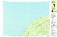 preview thumbnail of historical topo map of Ontonagon County, MI in 1980