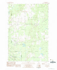Download a high-resolution, GPS-compatible USGS topo map for Cooks, MI (1984 edition)