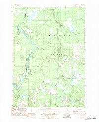 Download a high-resolution, GPS-compatible USGS topo map for Cooperton, MI (1984 edition)