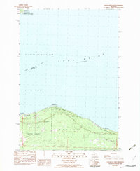 Download a high-resolution, GPS-compatible USGS topo map for Cordwood Point, MI (1983 edition)