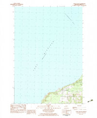 Download a high-resolution, GPS-compatible USGS topo map for Cross Village, MI (1983 edition)