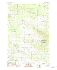 Download a high-resolution, GPS-compatible USGS topo map for Dinca, MI (1984 edition)