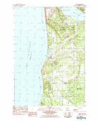 Download a high-resolution, GPS-compatible USGS topo map for Empire, MI (1984 edition)
