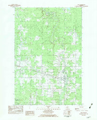 Download a high-resolution, GPS-compatible USGS topo map for Ewen, MI (1983 edition)