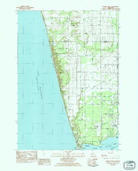 Download a high-resolution, GPS-compatible USGS topo map for Flower Creek, MI (1983 edition)