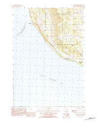 Download a high-resolution, GPS-compatible USGS topo map for Forest Beach, MI (1984 edition)
