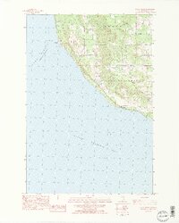 1983 Map of Forest Beach, 1984 Print