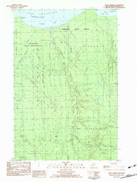 Download a high-resolution, GPS-compatible USGS topo map for Four Corners, MI (1983 edition)