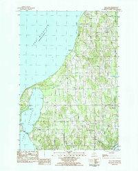 Download a high-resolution, GPS-compatible USGS topo map for Gills Pier, MI (1984 edition)