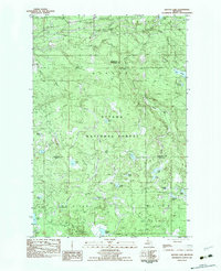 Download a high-resolution, GPS-compatible USGS topo map for Glitter Lake, MI (1983 edition)