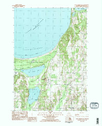 Download a high-resolution, GPS-compatible USGS topo map for Good Harbor Bay, MI (1984 edition)