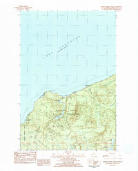 Download a high-resolution, GPS-compatible USGS topo map for Grand Portal Point, MI (1984 edition)