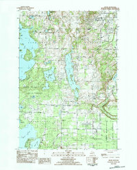 Download a high-resolution, GPS-compatible USGS topo map for Grawn, MI (1984 edition)