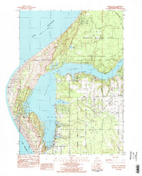 Download a high-resolution, GPS-compatible USGS topo map for Hamlin Lake, MI (1983 edition)