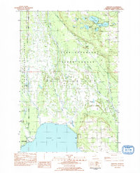 Download a high-resolution, GPS-compatible USGS topo map for Hiawatha, MI (1984 edition)