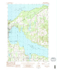 Download a high-resolution, GPS-compatible USGS topo map for Ironton, MI (1984 edition)