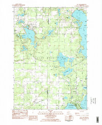 Download a high-resolution, GPS-compatible USGS topo map for Lake Ann, MI (1984 edition)