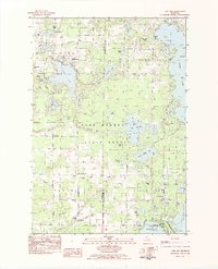 Download a high-resolution, GPS-compatible USGS topo map for Lake Ann, MI (1984 edition)