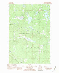 preview thumbnail of historical topo map of Iron County, MI in 1982