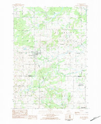 Download a high-resolution, GPS-compatible USGS topo map for McBain, MI (1984 edition)