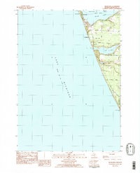Download a high-resolution, GPS-compatible USGS topo map for Michillinda, MI (1983 edition)