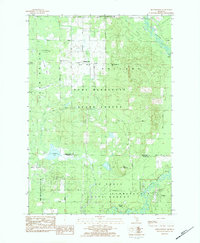 Download a high-resolution, GPS-compatible USGS topo map for Moddersville, MI (1984 edition)