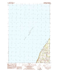 Download a high-resolution, GPS-compatible USGS topo map for Northport NW, MI (1984 edition)