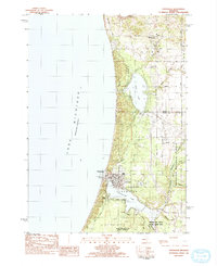 Download a high-resolution, GPS-compatible USGS topo map for Pentwater, MI (1983 edition)