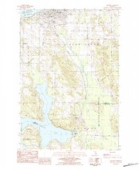 Download a high-resolution, GPS-compatible USGS topo map for Petoskey, MI (1984 edition)