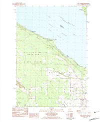 Download a high-resolution, GPS-compatible USGS topo map for Point Nipigon, MI (1983 edition)