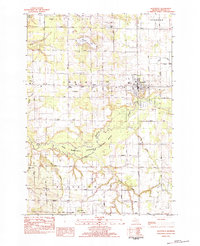 Download a high-resolution, GPS-compatible USGS topo map for Scottville, MI (1983 edition)