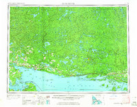 Download a high-resolution, GPS-compatible USGS topo map for Blind River, MI (1966 edition)