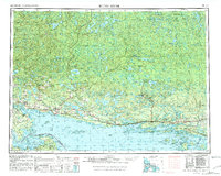 Download a high-resolution, GPS-compatible USGS topo map for Blind River, MI (1981 edition)
