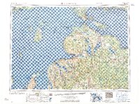 1958 Map of Cheboygan, MI