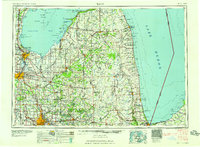 1958 Map of Flint