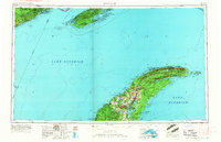 1958 Map of Ahmeek, MI, 1967 Print