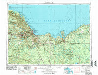1958 Map of Marquette, 1984 Print