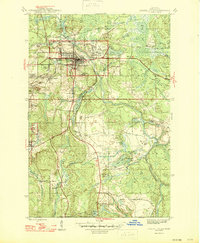 preview thumbnail of historical topo map of Crystal Falls, MI in 1946