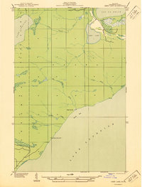 Download a high-resolution, GPS-compatible USGS topo map for Deer Lake, MI (1940 edition)
