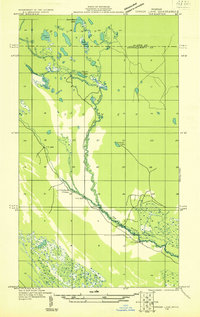 1931 Map of Driggs Lake NE