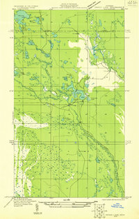 1931 Map of Driggs Lake NW