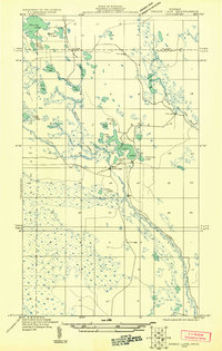 1931 Map of Driggs Lake NW
