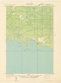 1931 Map of Epoufette SW