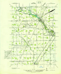 Download a high-resolution, GPS-compatible USGS topo map for Flat Rock, MI (1936 edition)