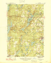 Download a high-resolution, GPS-compatible USGS topo map for Fortune Lakes, MI (1946 edition)