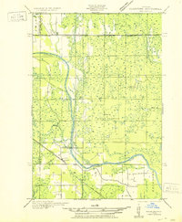 preview thumbnail of historical topo map of Delta County, MI in 1950